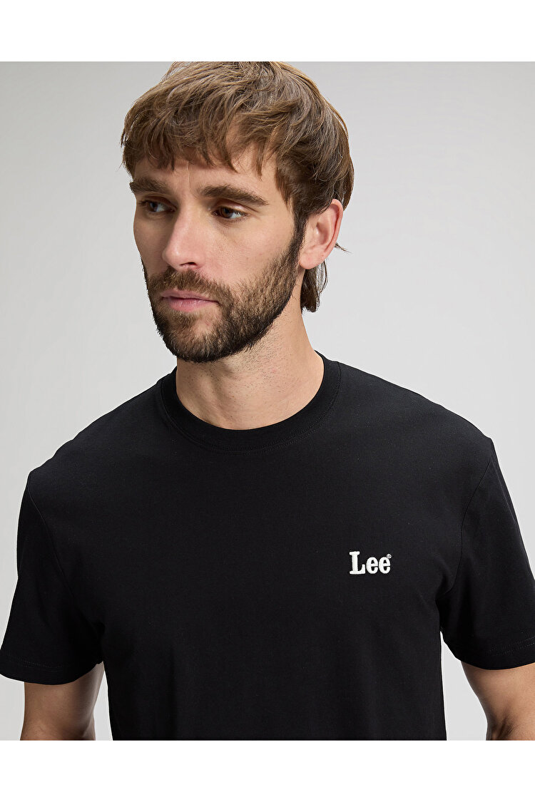 Футболка LEE SS SMALL LOGO TEE Relaxed Fit (112376492) Черный