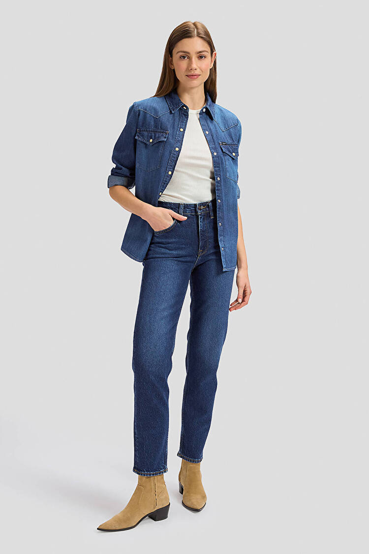Джинси LEE Carol Regular Fit (112346311) Синій