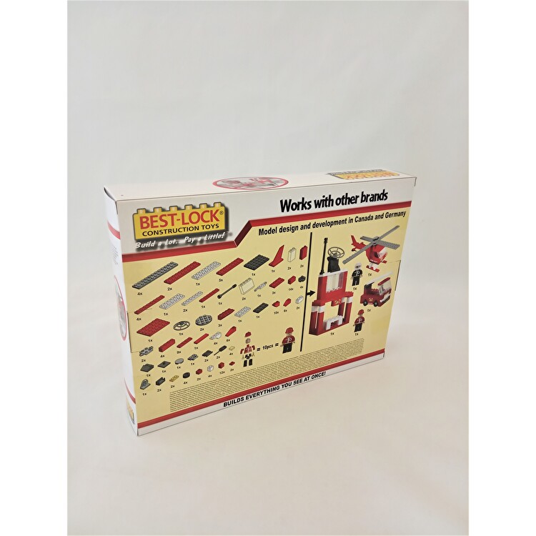 Конструктор Пожежна команда 160 деталей BEST-LOCK (01618)