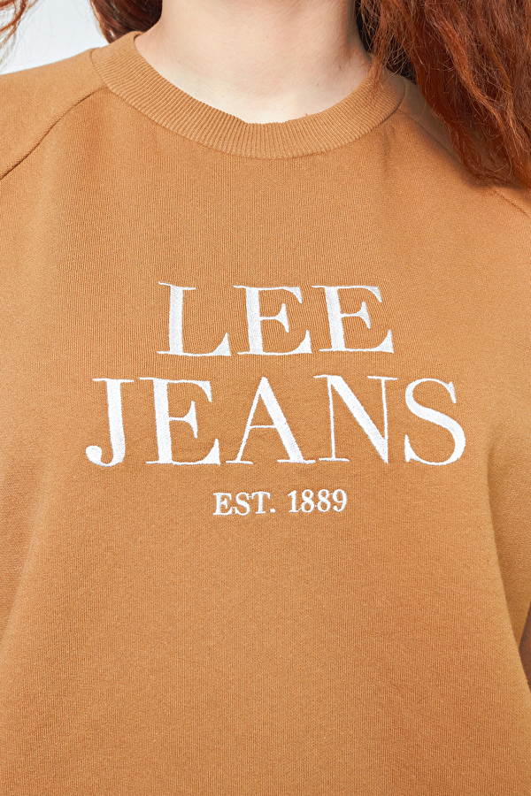 Світшот LEE Crew Neck Sweatshirt Regular Fit (L53ATXSZ) Коричневий