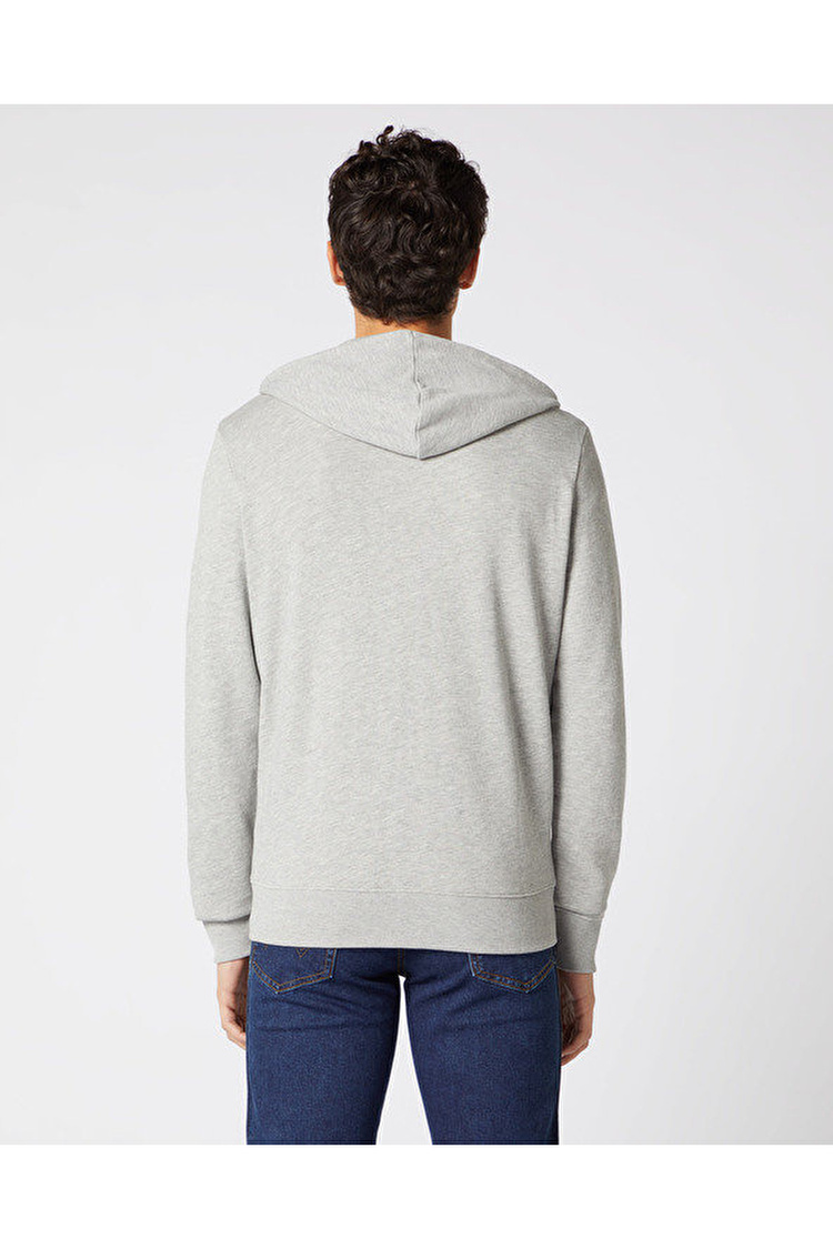 Толстовка Wrangler Sign Off Zipthru Regular Fit (W6B4HAX37) Серый