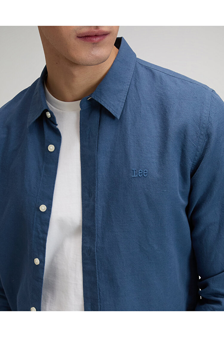 Сорочка LEE LEE SHIRT Regular Fit (112376544) Блакитний