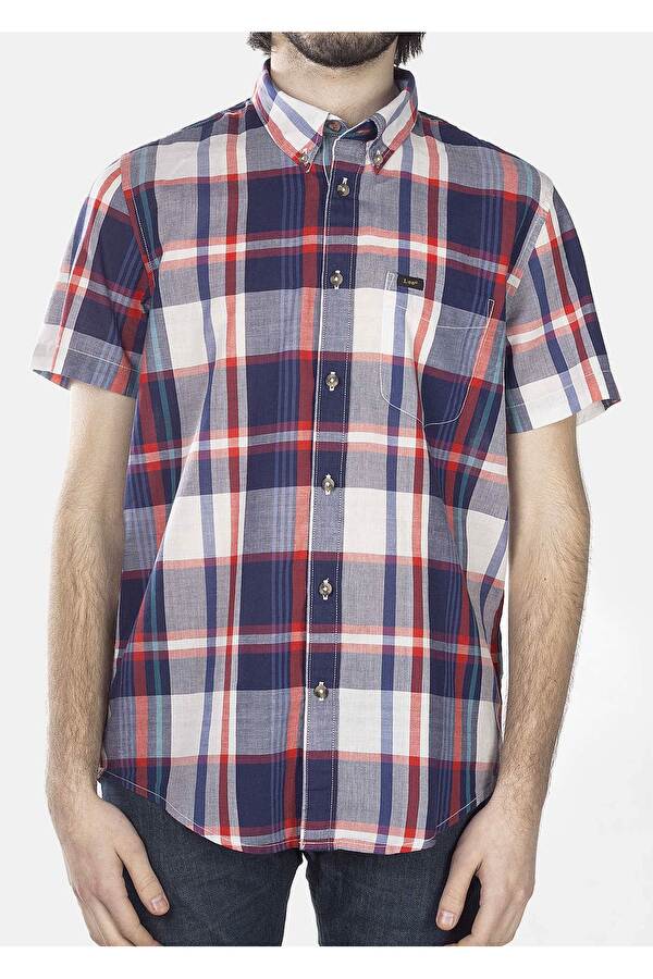 Рубашка Lee Button Down Shirt Regular Fit (L886IFDW) Красный