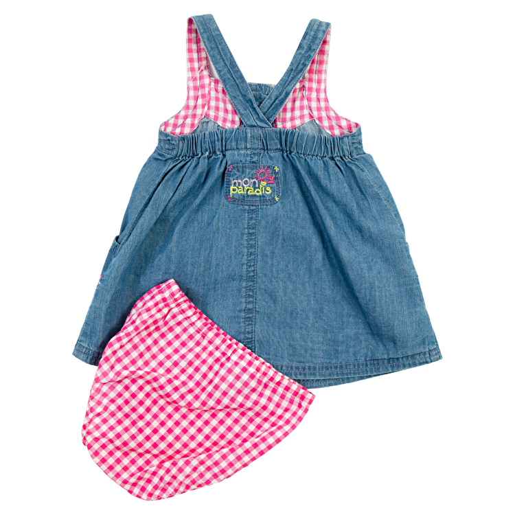 Сарафан джинсовый с трусиками Losan Mc baby girls (018700704/150) Синий