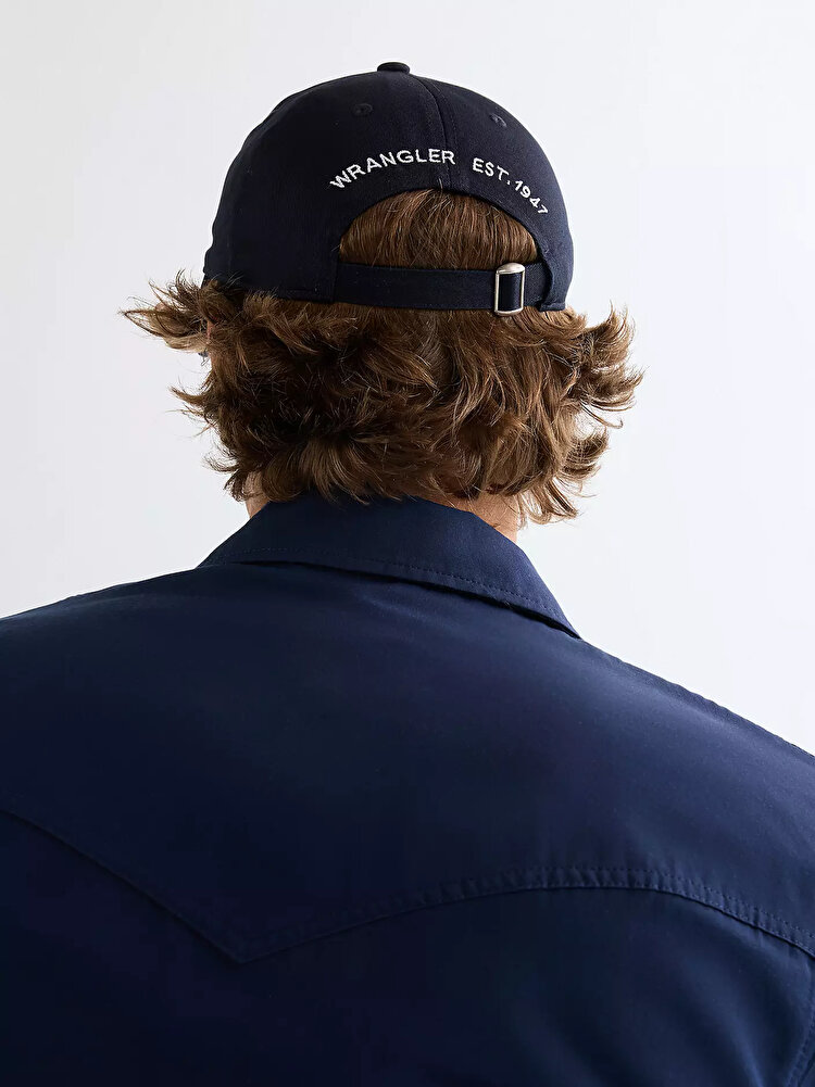 Кепка Wrangler Logo Cap Multiple Fits (112378864) Синий