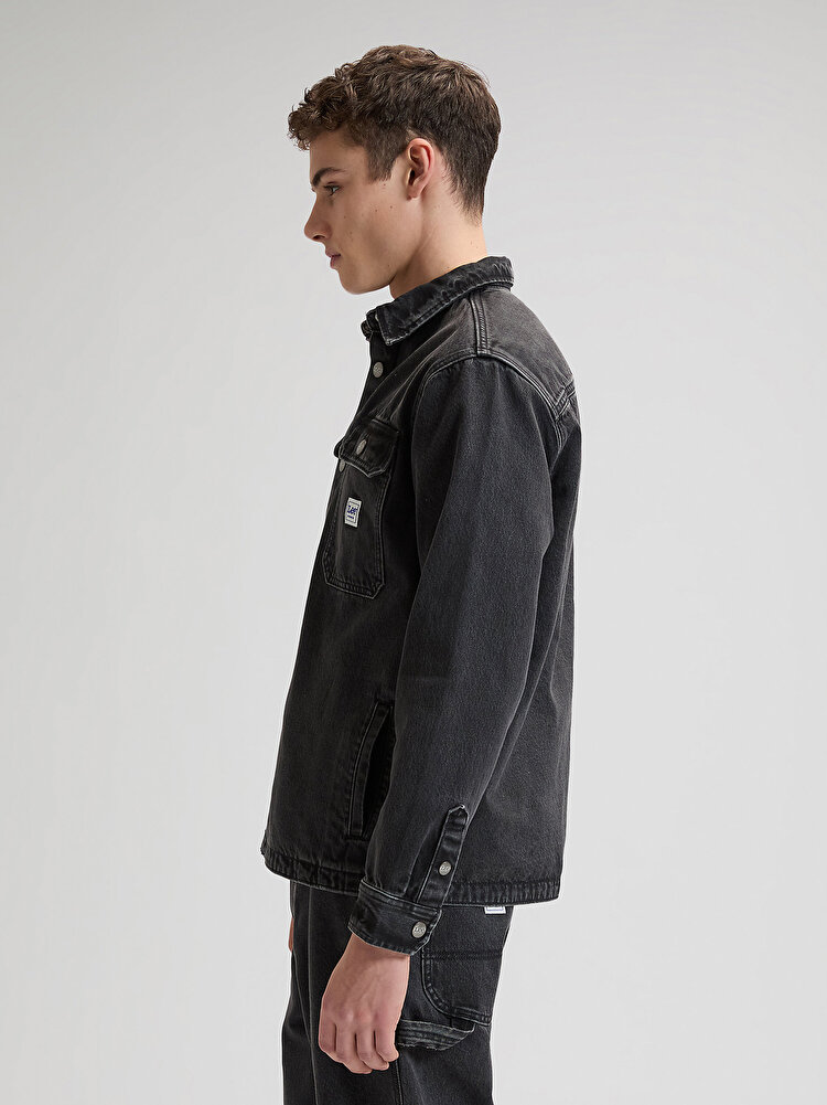 Верхня сорочка LEE WORKWEAR OVERSHIRT Relaxed Fit (112376601) Чорний