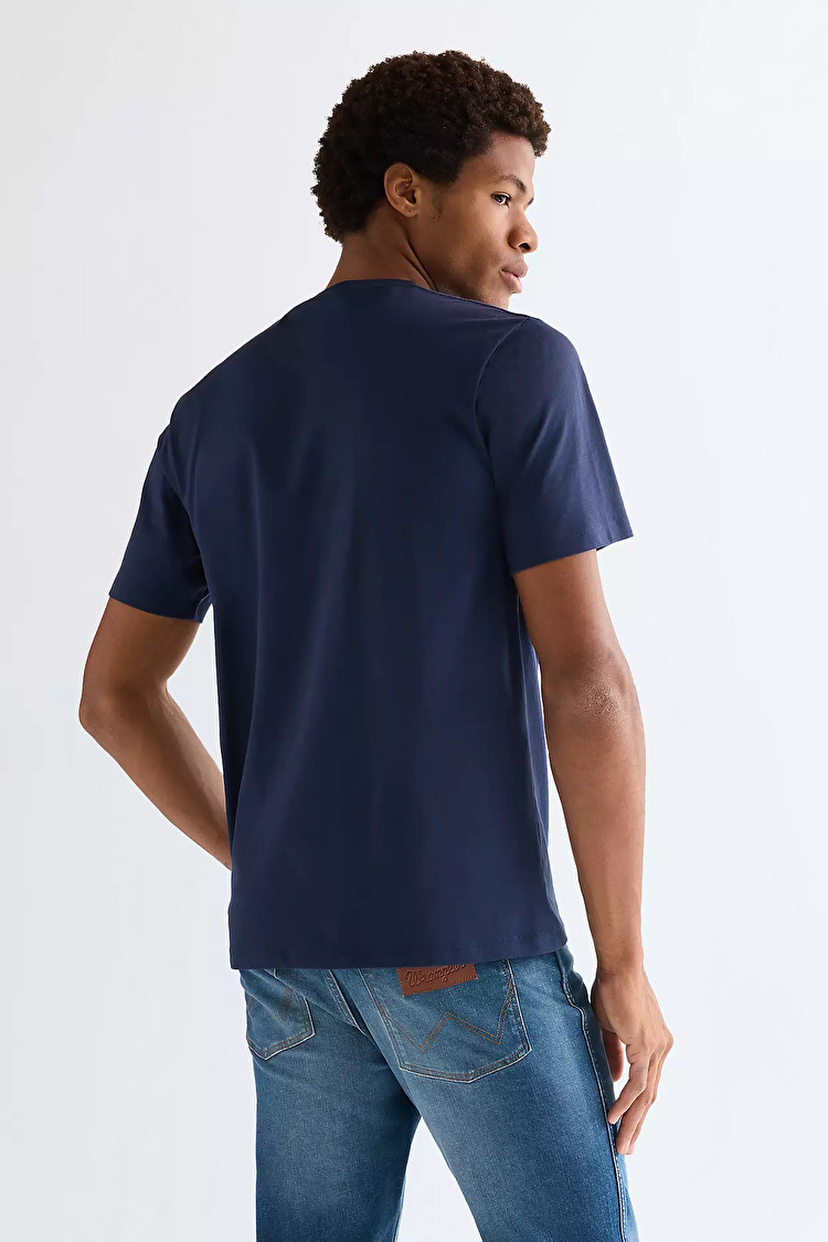 Футболка Wrangler SMALL AMERICANA TEE Regular Fit (112377984) Блакитний