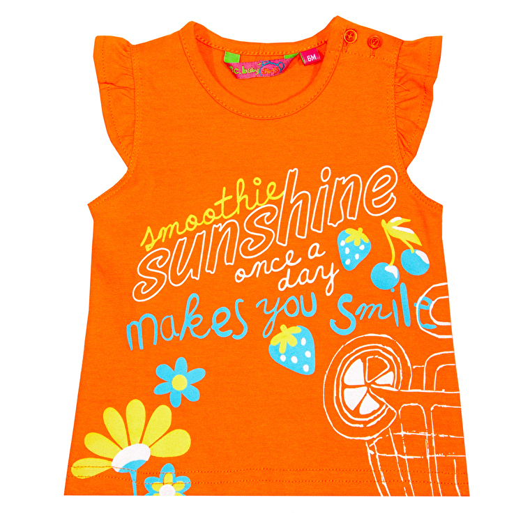 Футболка Losan Mc baby girls (018104304/74) Помаранчевий