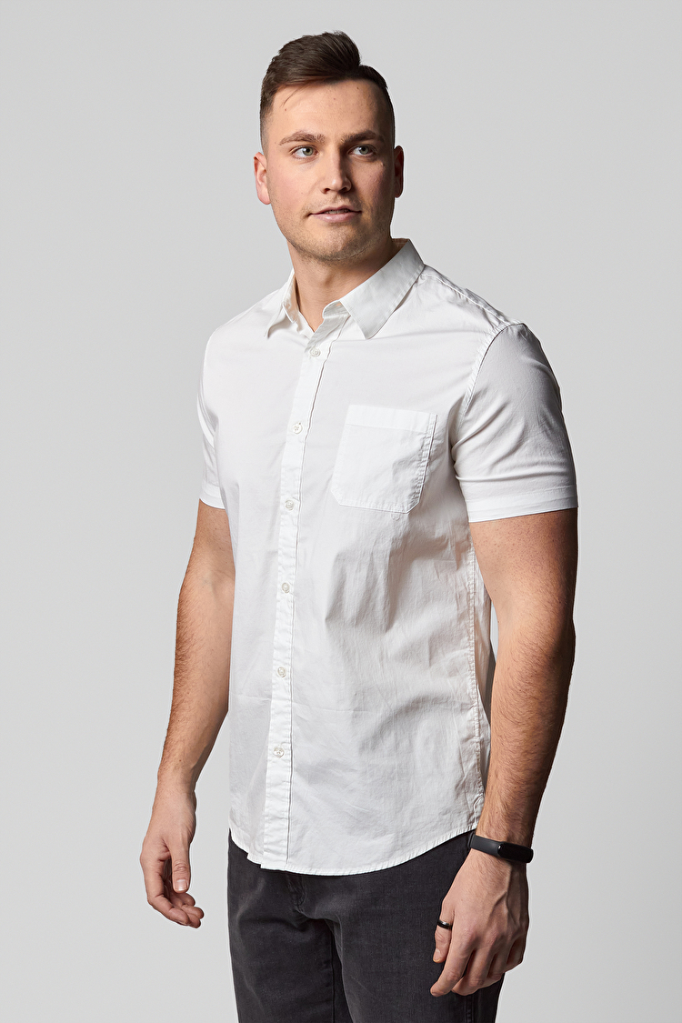 Рубашка Rifle M-Camicia Regular Fit (57192SA601098) Белый