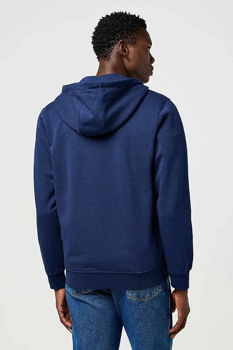 Худи Wrangler GRAPHIC ZIP HOODIE Regular Fit (112371461) Синій