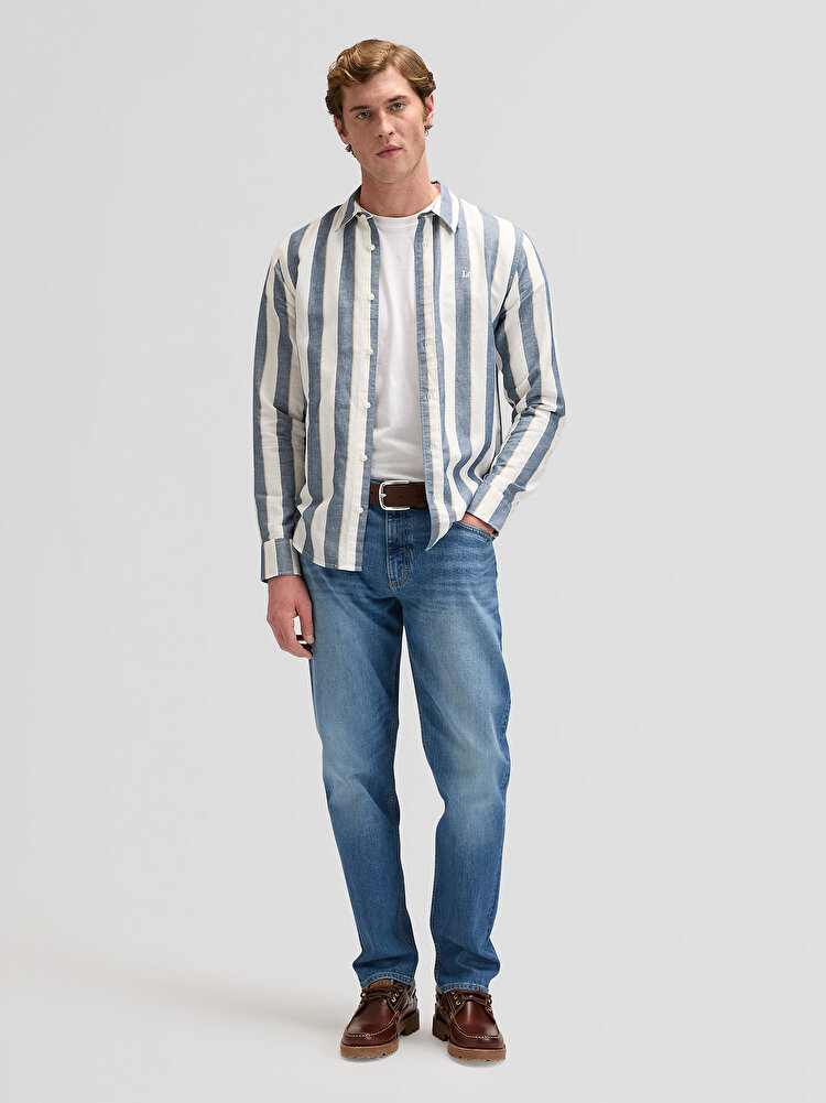 Сорочка LEE LEE SHIRT Regular Fit (112376546) Блакитний