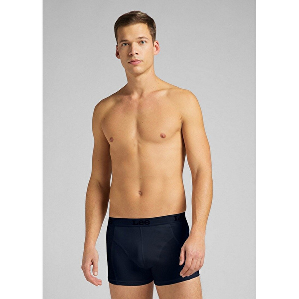 Набор трусы-шорты твин-пак LEE 2-Pack Trunk Regular Fit (LP03CK35) Темно-синий