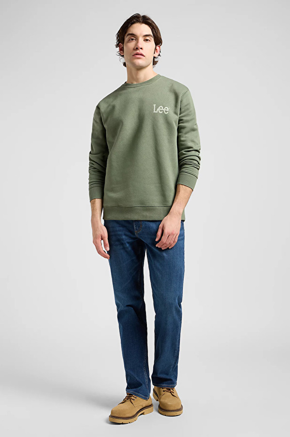 Свитшот LEE WOBBLY LEE SWS Regular Fit (112371911) Зеленый