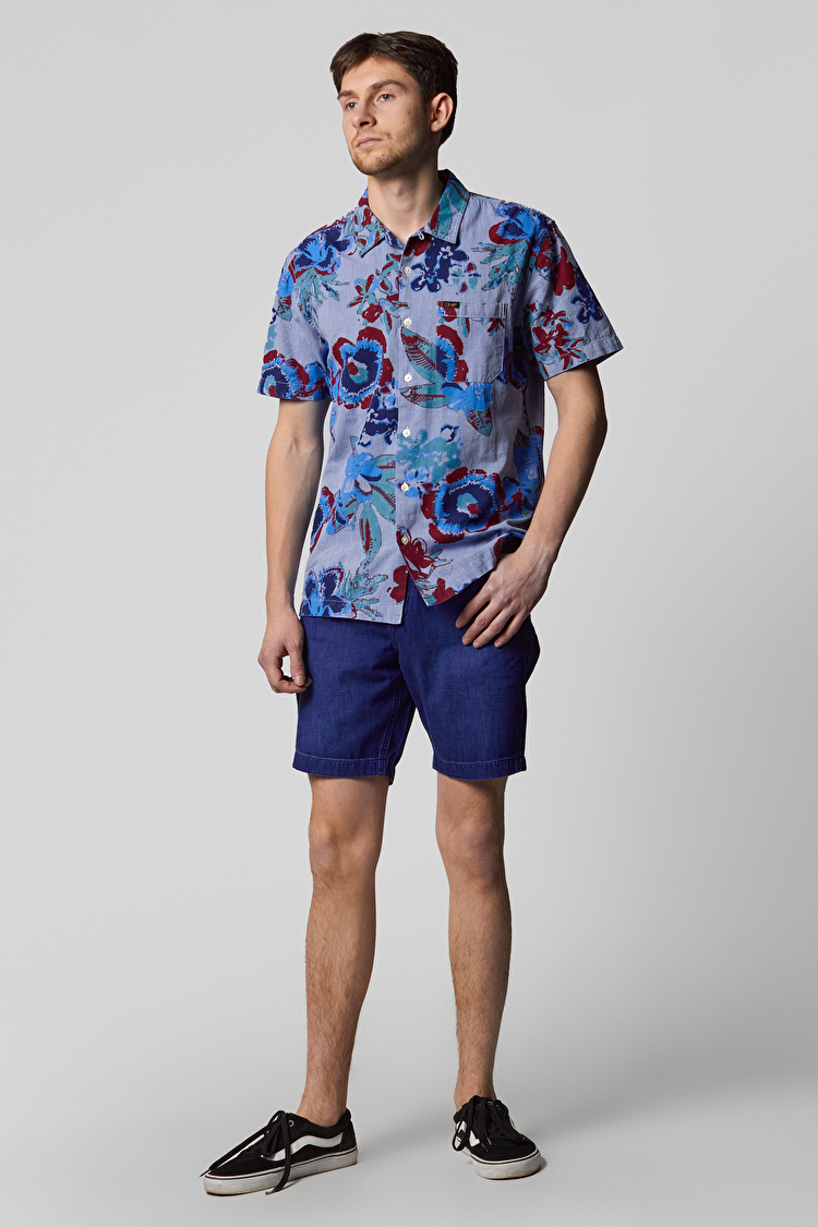 Шорты джинсовые LEE Slim Chino Shorts Slim Fit (L73HRYTD) Синий