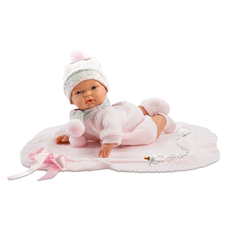 Пупс Joelle Llorona Toquilla Rosa 38 см LLORENS (38938)