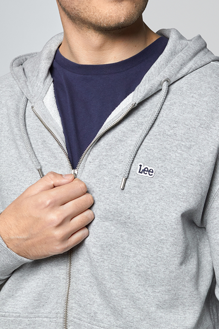 Толстовка LEE BASIC ZIP THROUGH HO Regular Fit (L80KSPMP) Серый