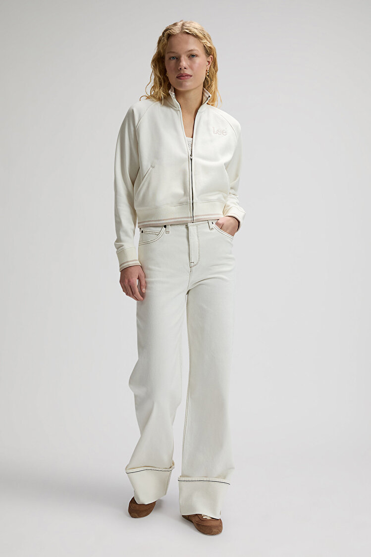 Світшот на блискавці LEE ZIP UP Relaxed Fit (112376983) Білий