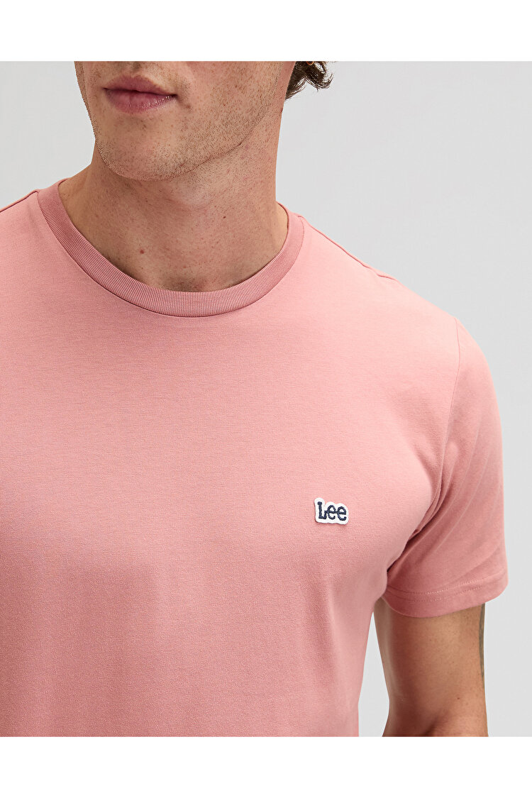 Футболка LEE SS PATCH LOGO TEE Regular Fit (112376927) Розовый