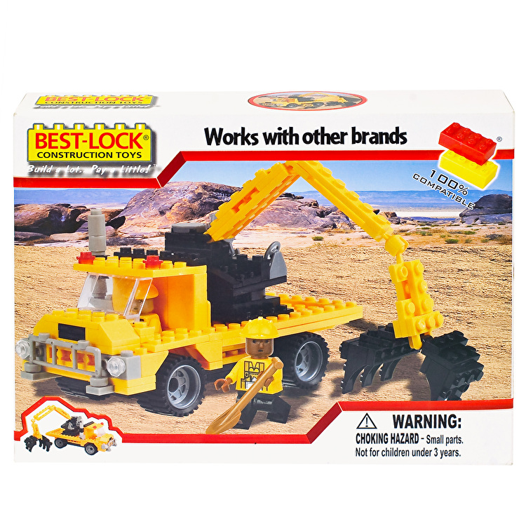 Конструктор Екскаватор 160 деталей BEST-LOCK (01621)