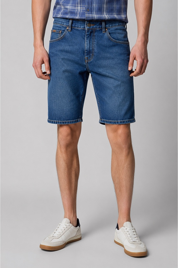 Шорти джинсові Wrangler Arizona Short Regular Fit (W13PXG46V) Синій