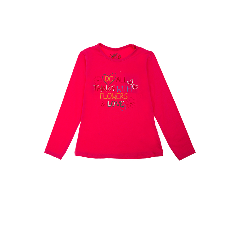 Комплект: Джемпер, юбка и колготы Losan Kids girls (526-8014AD/511) Розовый