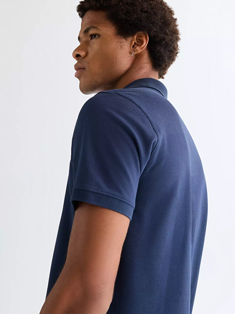 Поло Wrangler Polo shirt Regular Fit (112377978) Синий
