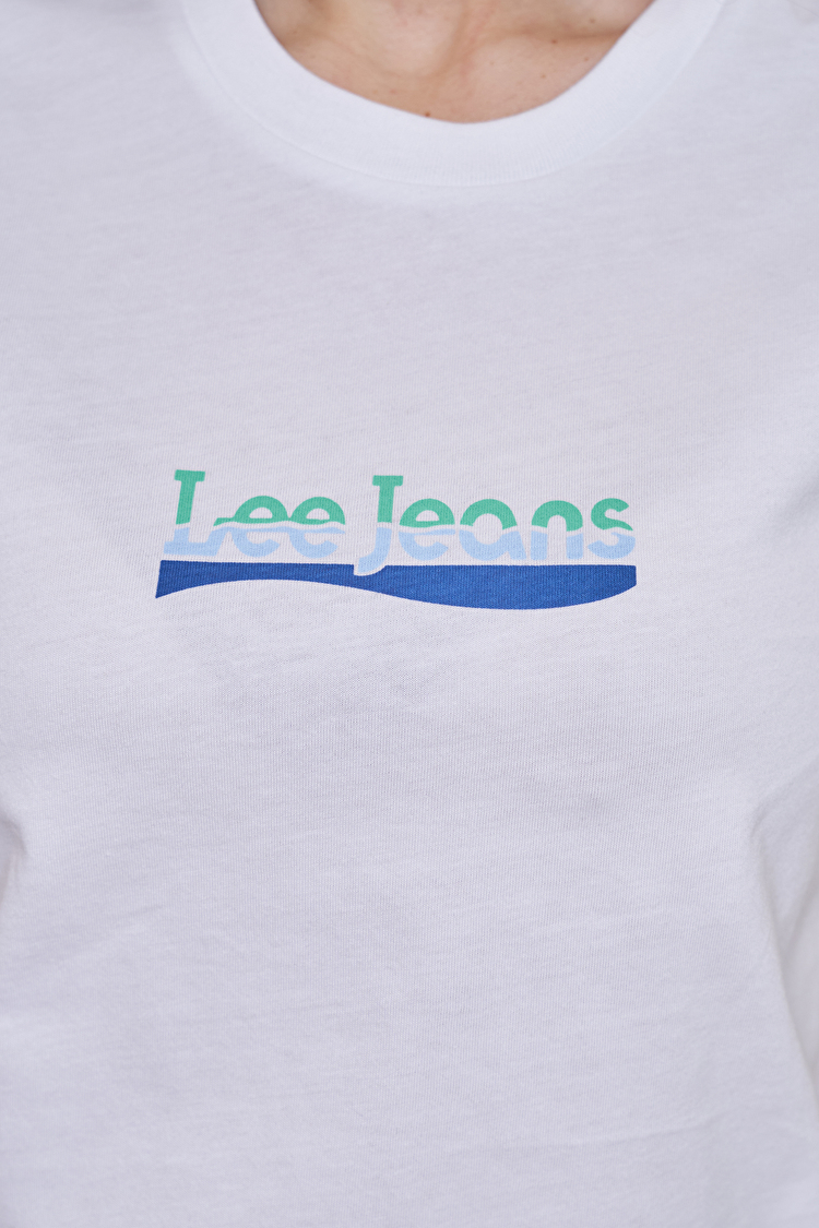 Футболка LEE Slim Logo Tee Slim Fit (L44NEPLJ) Белый