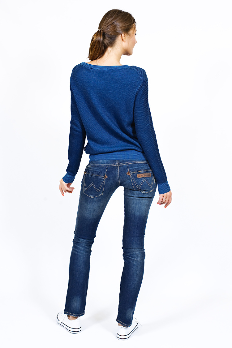 Джемпер Wrangler Two tone knit Slim Fit (W81081P35) Синий