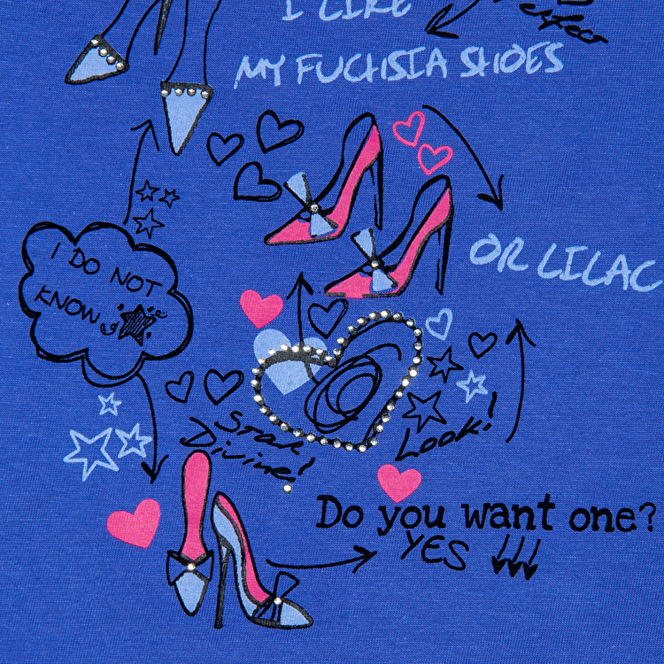 Футболка Losan Kids girls (316-1204AD/143) Фіолетовий