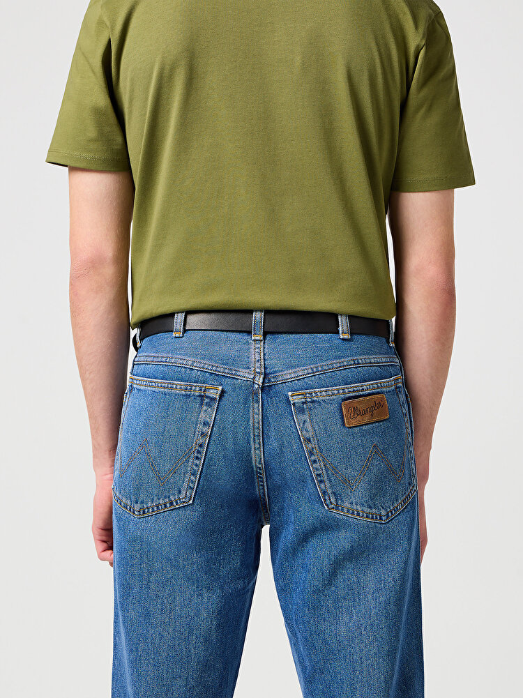 Ремінь Wrangler Structured belt Multiple Fits (112125609) Чорний