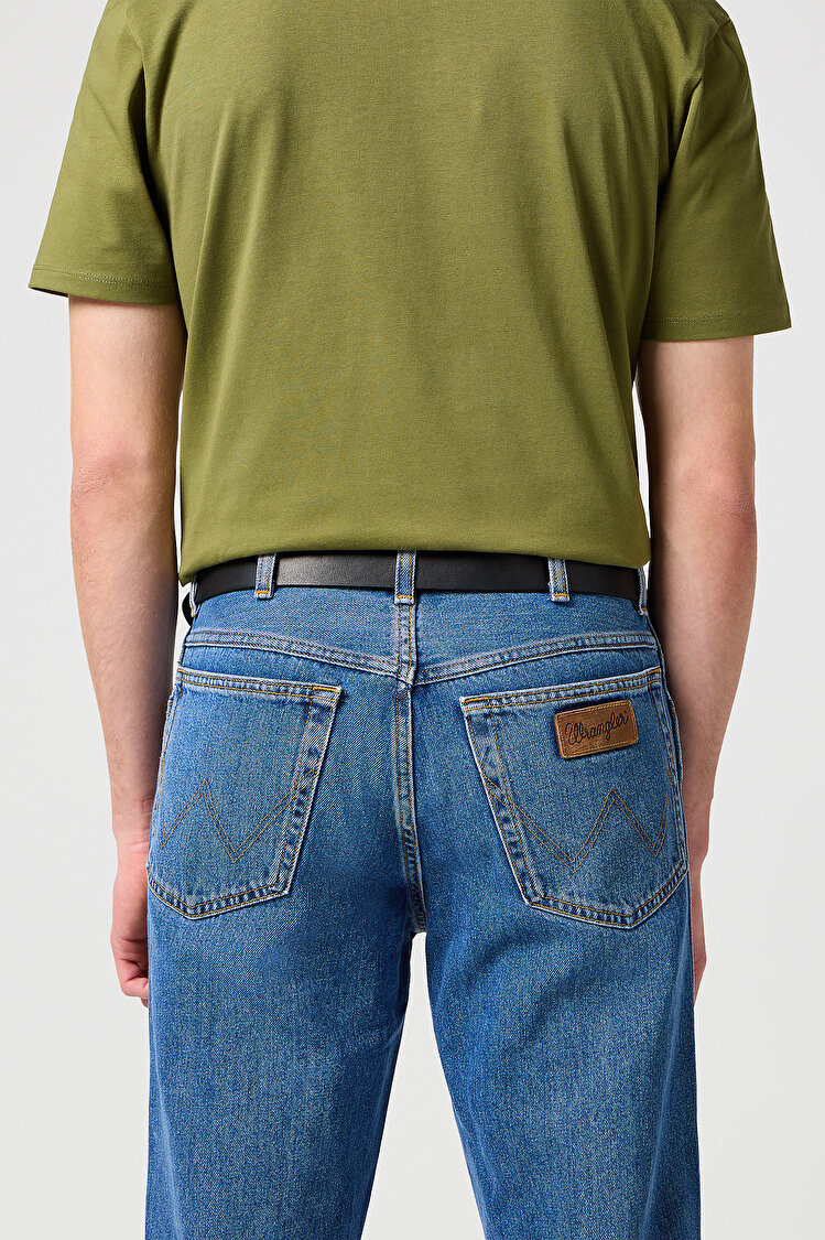 Ремень Wrangler Structured belt Multiple Fits (112125609) Черный