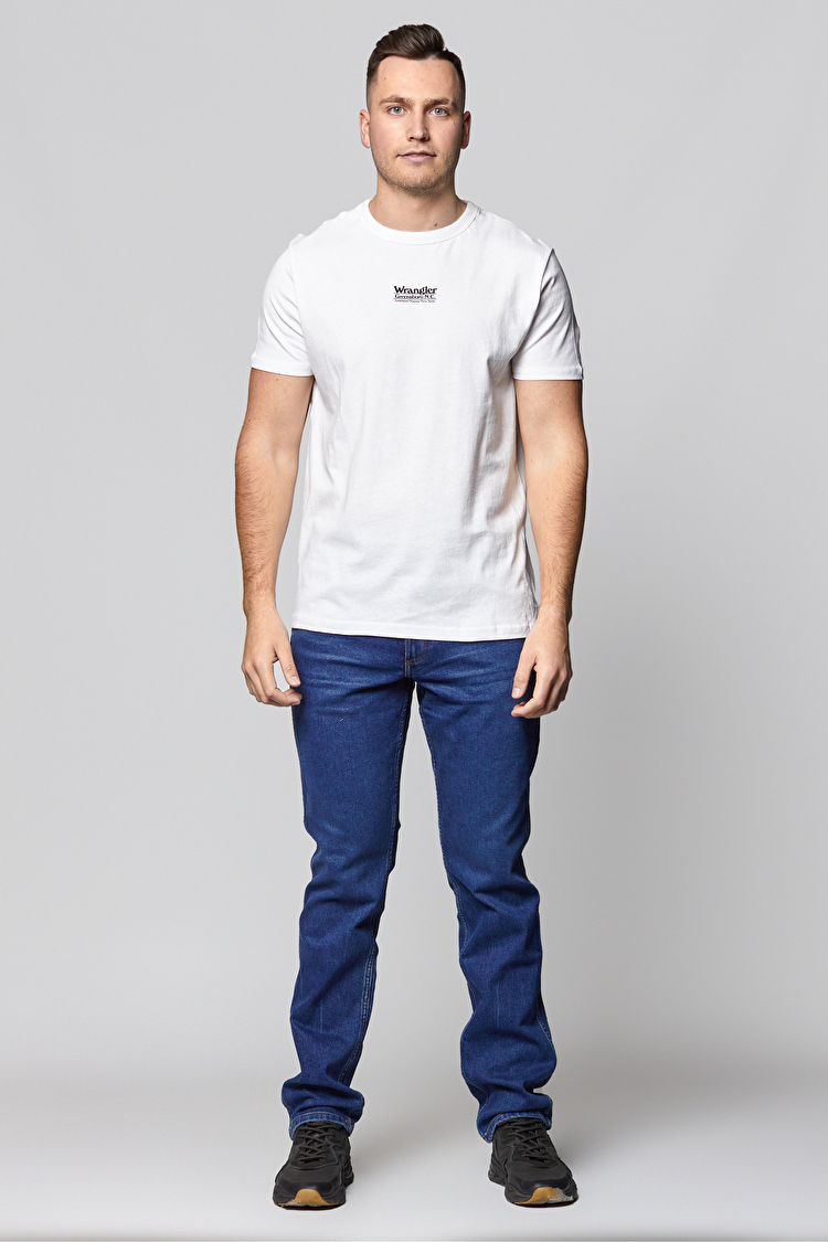 Футболка Wrangler SS SEAS LOGO TEE Regular Fit (W7AKGF989) Білий