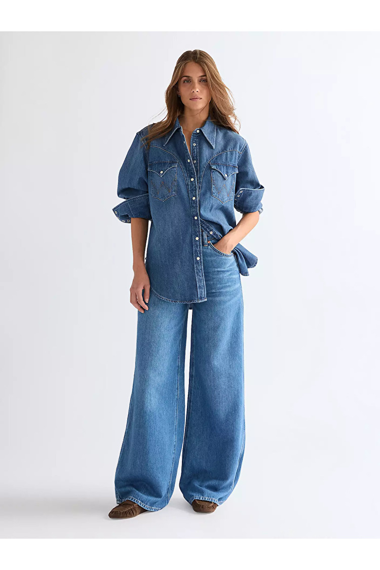 Джинсы Wrangler CANYON Loose Fit (112378703) Голубой