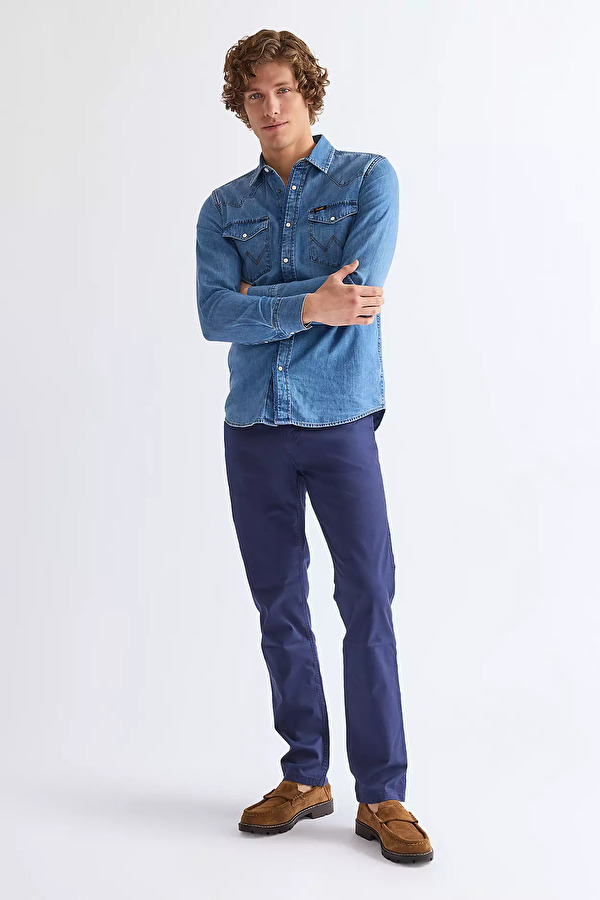 Штани Wrangler Greensboro Regular Fit (112350802) Синій