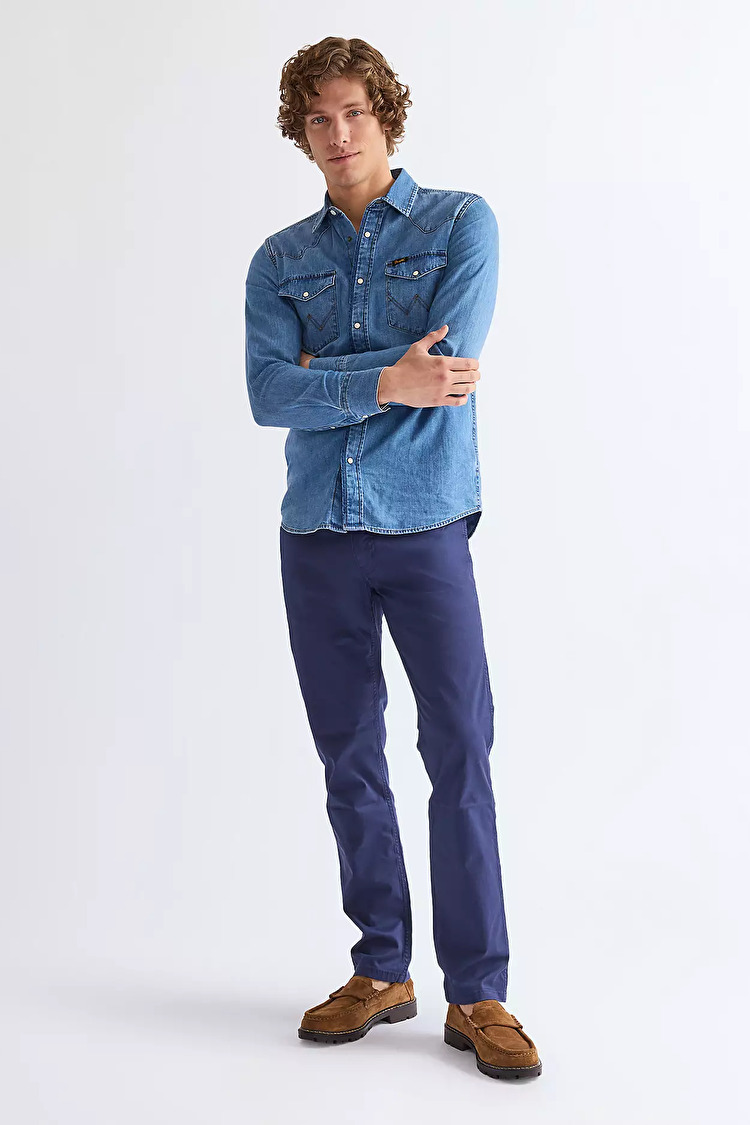 Штани Wrangler Greensboro Regular Fit (112350802) Синій