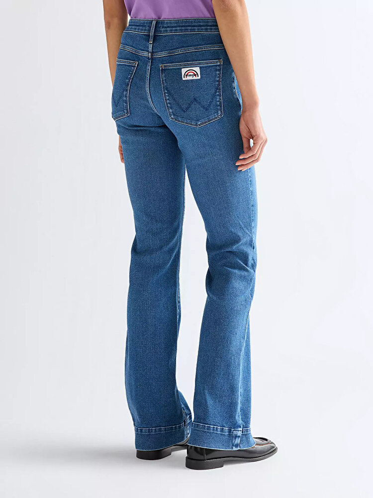 Джинси Wrangler FLARE Flare (112332419) Синій