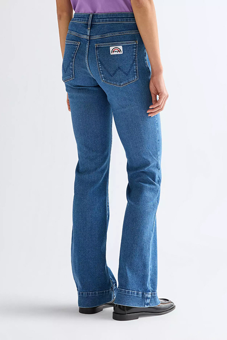 Джинси Wrangler FLARE Flare (112332419) Синій