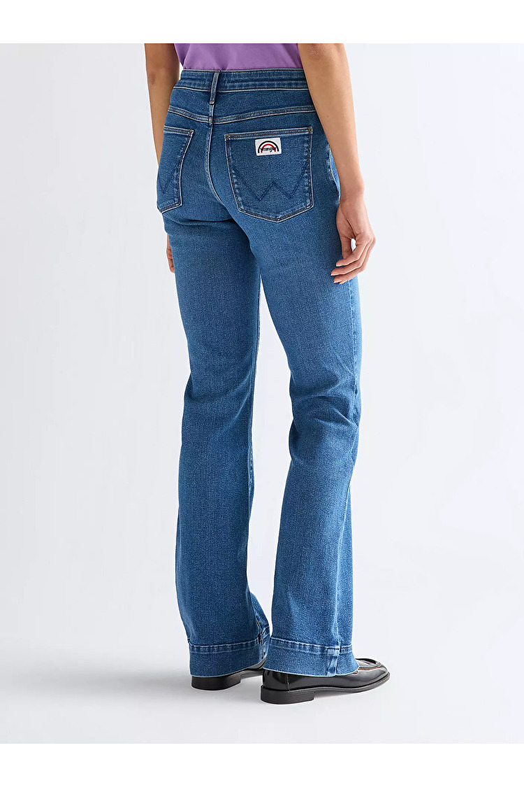 Джинси Wrangler FLARE Flare (112332419) Синій