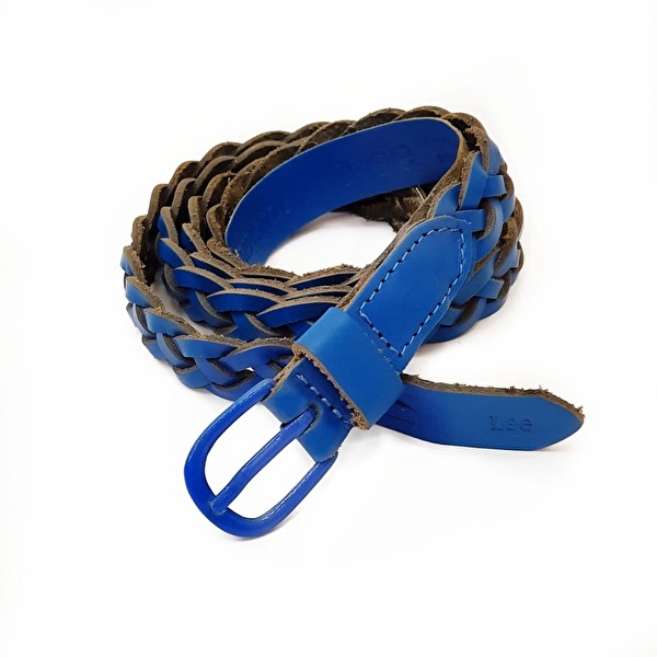 Ремень Lee Colour Braded Belt (LM0150DY) Голубой
