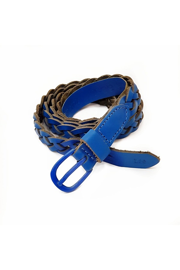 Ремень Lee Colour Braded Belt (LM0150DY) Голубой