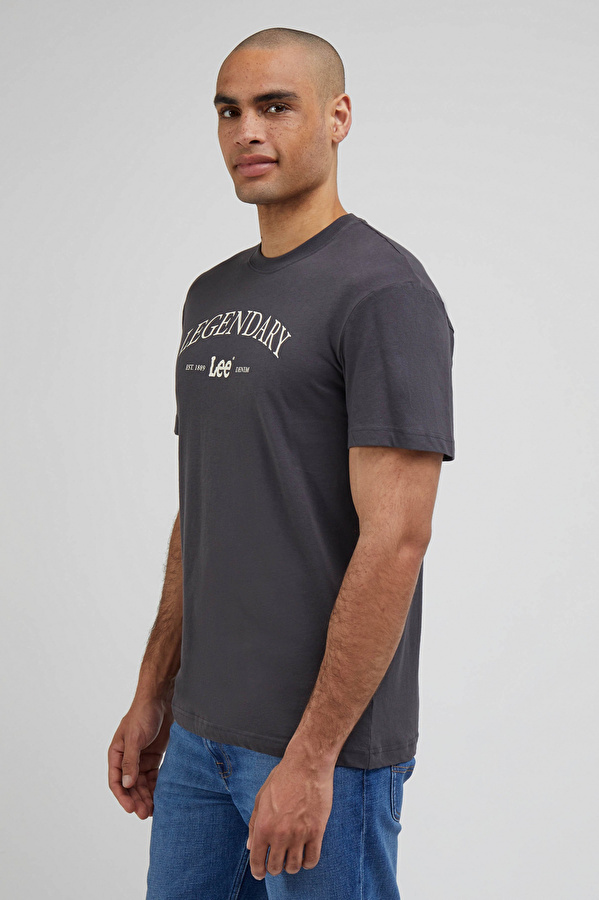 Футболка LEE Legendary Tee Washed black (112339098) Темно-серый