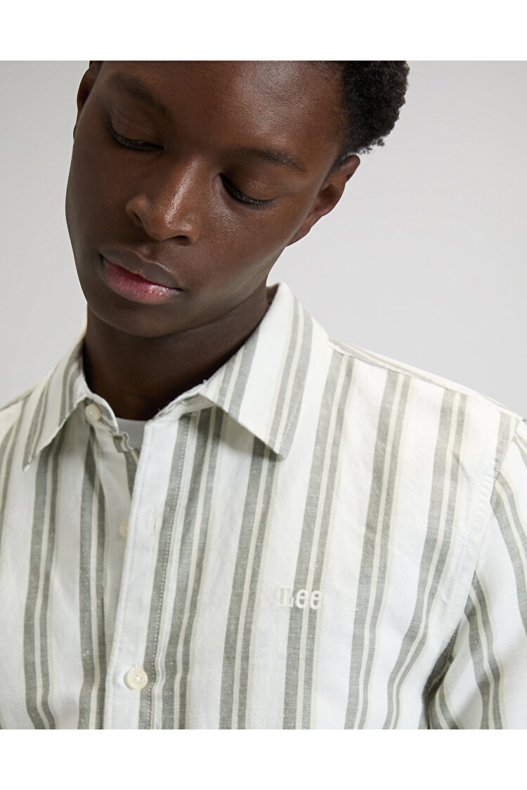 Рубашка LEE SS LEE SHIRT Regular Fit (112376570) Бежевый