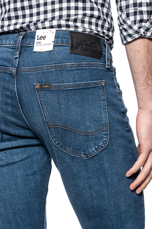 Джинси LEE Luke Slim Fit (L719CVFT) Темно-синій