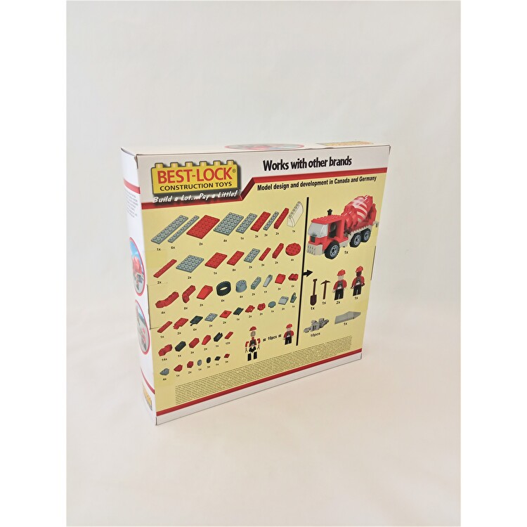 Конструктор Автобетономішалка 240 деталей BEST-LOCK (24052)