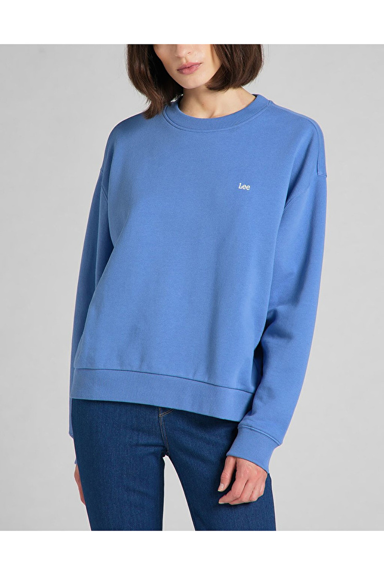Свитшот LEE Crew Neck Sweatshirt Relaxed Fit (L53LRYSV) Голубой