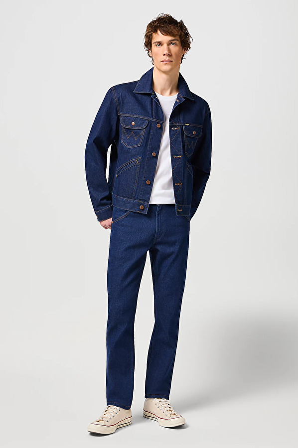 Куртка джинсовая Wrangler 124MJ Regular Fit (112341042) Синий