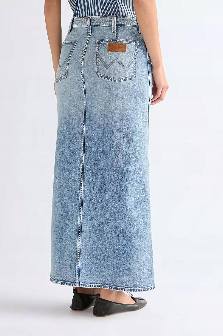 Юбка Wrangler MAXI SKIRT Regular Fit (112378278) Голубой