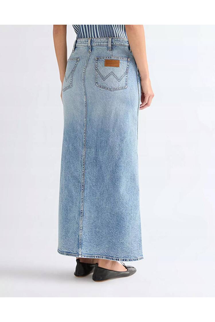 Юбка Wrangler MAXI SKIRT Regular Fit (112378278) Голубой