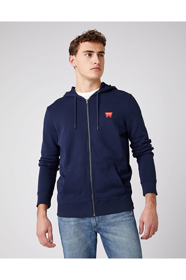 Толстовка Wrangler Sign Off Zipthru Regular Fit (W6B4HA114) Синий