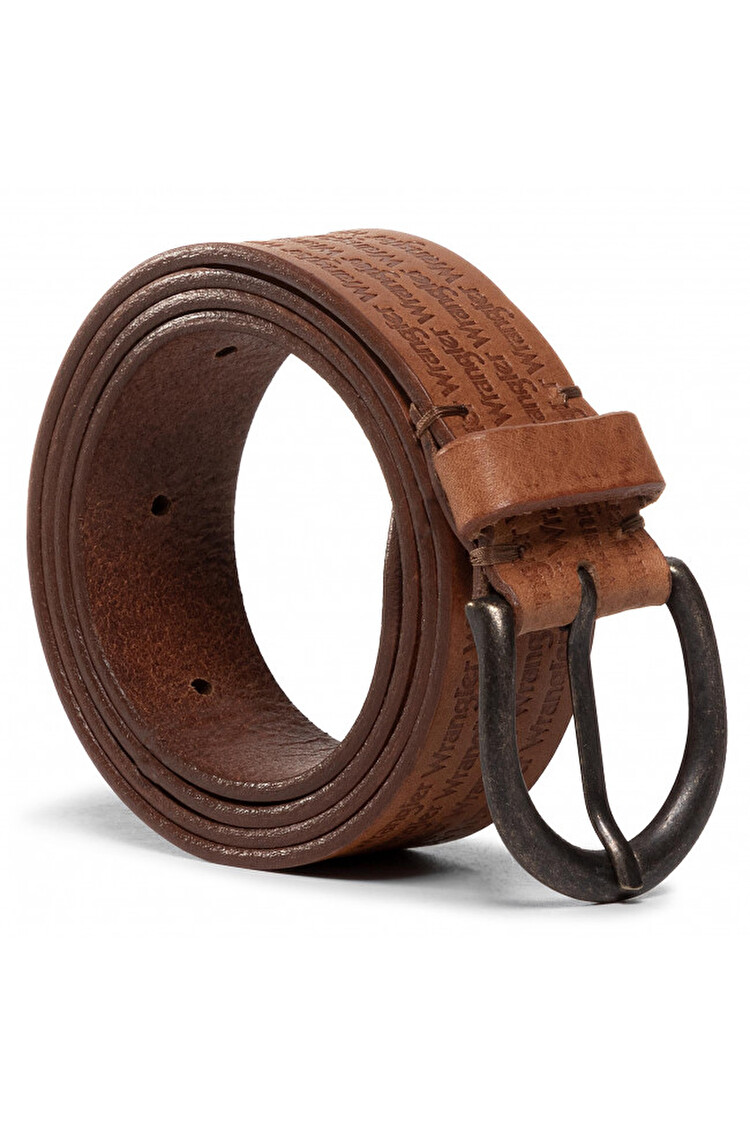 Ремінь Wrangler Allover Kabel Belt (W0E1U1X81) Коричневий